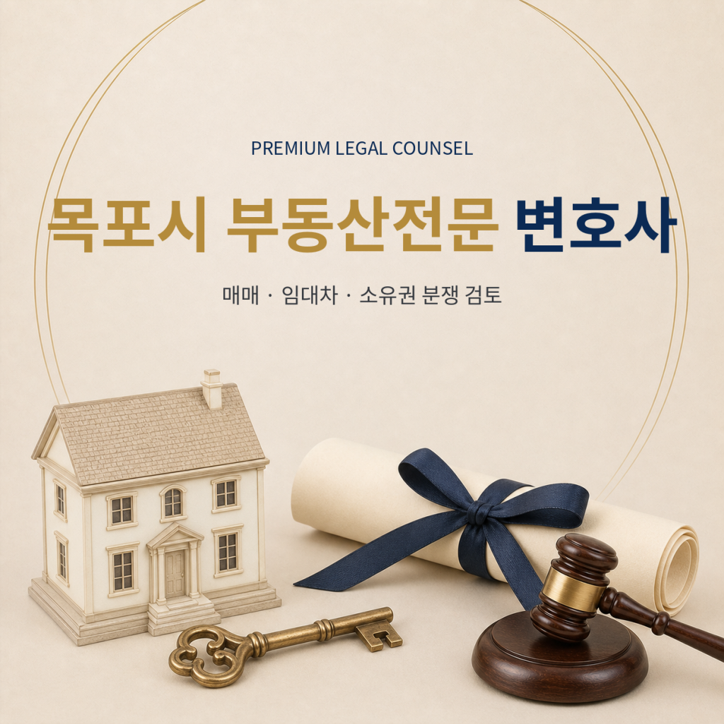 목포시 부동산전문 변호사