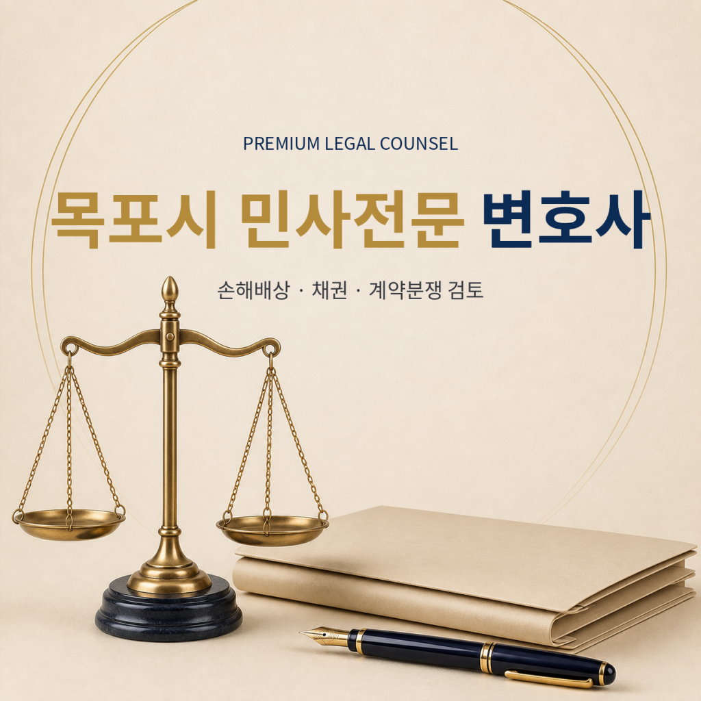 목포시 민사전문 변호사